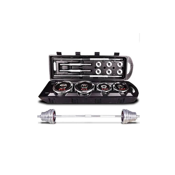 Adjustable Steel Dumbbell Set 40kg - Home Gym